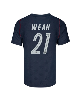 Billige Fotballdrakt Forente stater Timothy Weah #21 Replika Bortedrakt VM 2026 Kortermet Billige Fotballdrakt Forente stater Timothy Weah #21 Replika Bortedrakt VM 2026 Kortermet